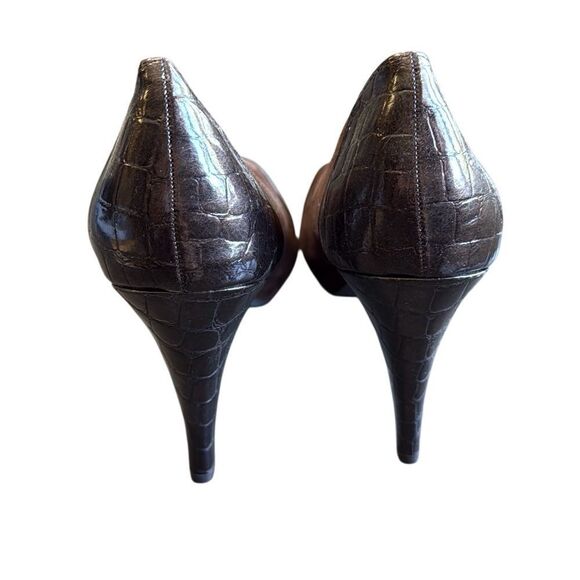 Style & Co Dolores Heels eith crocodile texture - Picture 4 of 7